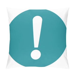 Personality  Problem Flat Soft Blue Color Icon Pillow Covers