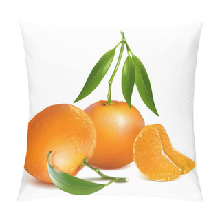 Personality  Fresh Tangerine Fruits Pillow Covers