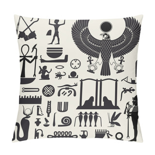 Personality  Egyptian Symbols And Sign SET 2 Pillow Covers