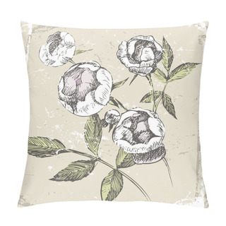Personality  Hand Drawn Roses Pillow Covers