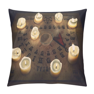Personality  Ouija - Spiritual Board For Communicating With Human Ghosts Pillow Covers