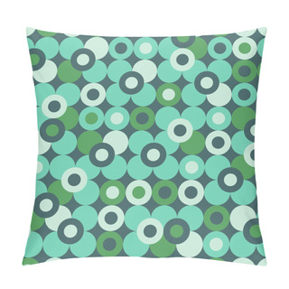 Personality  Abstract Seamless Pattern With Colorful Circles. Pillow Covers