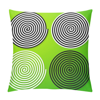 Personality  Hypnotic Spirals Set Pillow Covers