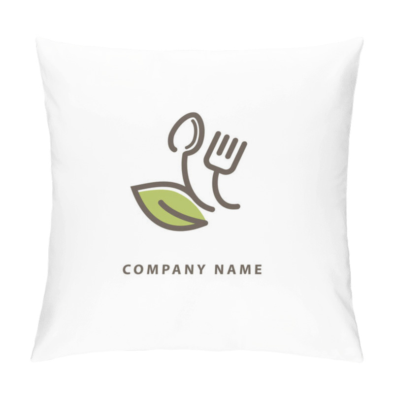 Personality  Abstract Sign, Vector Logotype, Editable Design Minimalist Icon Pillow Covers