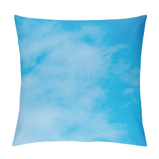 Personality  Beautiful Light Blue Sky With Clouds Pillow Covers
