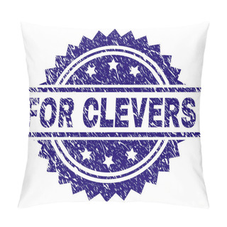 Personality  Grunge Textured FOR CLEVERS Stamp Seal Pillow Covers