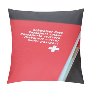 Personality  Swiss Passport Pillow Covers