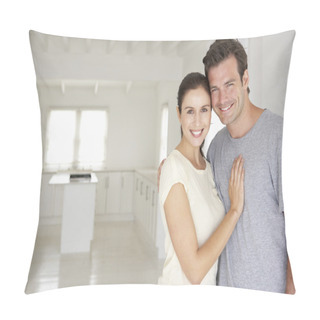 Personality  Couple In New Home Pillow Covers