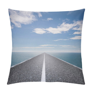 Personality  Journey Concept With Long Road  Pillow Covers