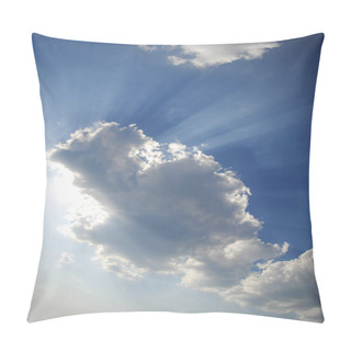 Personality  Sun Shining In Sky Pillow Covers