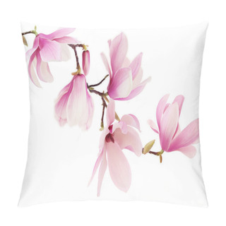 Personality  Pink Spring Magnolia Flowers Branch Pillow Covers