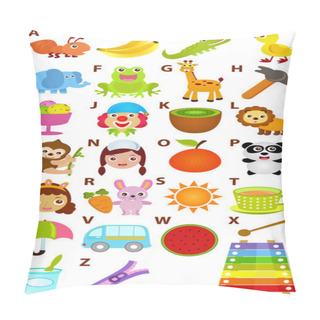 Personality  Alphabet A To Z - Dictionary For Kids Pillow Covers