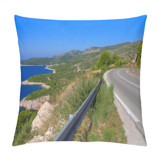 Personality  Hvar Coast Road  Pillow Covers
