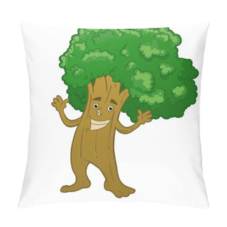 Personality  Trees With Dense Leaf Pillow Covers
