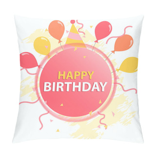 Personality  Icon For Happy Birthday Pillow Covers