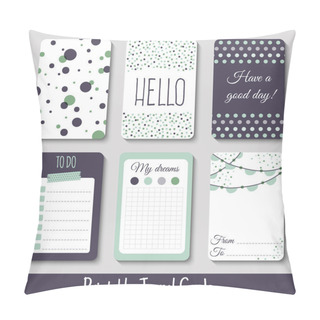 Personality  Hand Drawn Polka Dots Textures Pillow Covers