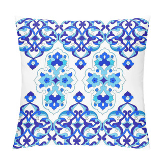 Personality  Designed With Shades Of Blue Ottoman Pattern Series Two Pillow Covers