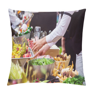 Personality  Delicious Appetizers Buffet  Pillow Covers