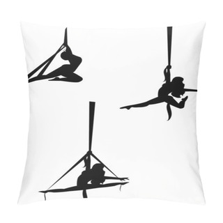Personality  Aerial Silk Dance Pillow Covers