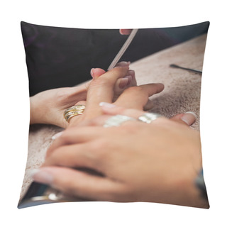 Personality  Nail Spa Pillow Covers