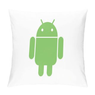 Personality  Android Logo. Green Man Pillow Covers