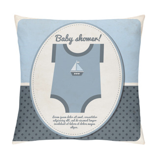 Personality  Baby Shower Vector Illustration   Pillow Covers
