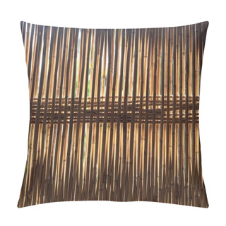 Personality  Rattan Basket As Background  Pillow Covers