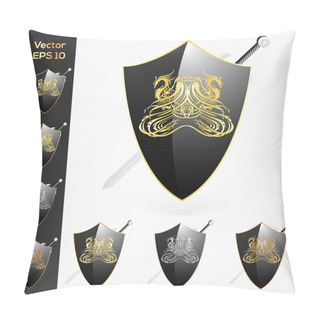 Personality  Axe And Shield Collection Pillow Covers