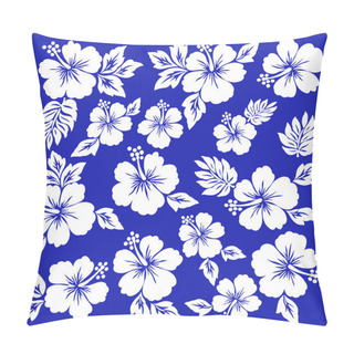 Personality  Hibiscus Flower Illustration Pillow Covers