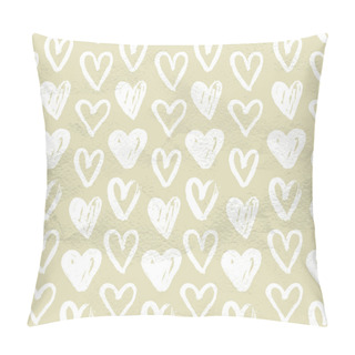 Personality  Seamless Pattern With Hearts Pillow Covers