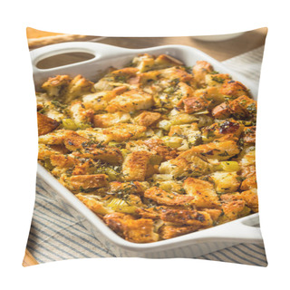 Personality  Homemade Thanksgiving Stuffing Dressing Casserole With Thyme And Sage Pillow Covers