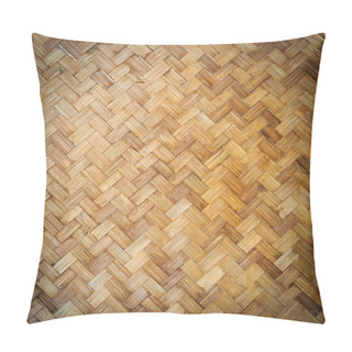 Personality  Bamboo Weave Background Pillow Covers