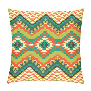 Personality  Seamless Colorful Aztec Pattern Pillow Covers