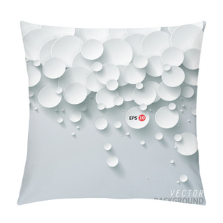 Personality  Drawing A Circle On A White Background Pillow Covers