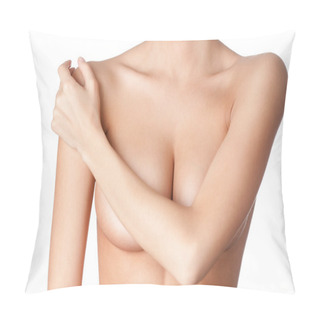 Personality  Chest Of A Young Woman Pillow Covers