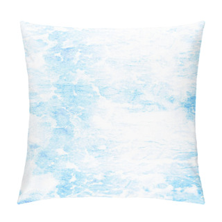 Personality  Abstract Textured Background: Blue Patterns On White Backdrop Pillow Covers