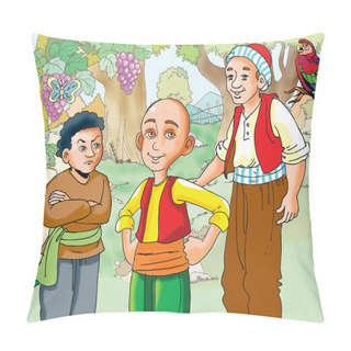Personality  Keloglan, Turk Masalli Pillow Covers