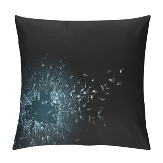Personality  Broken Glass Wallpaper Pillow Covers