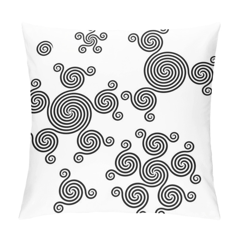 Personality  Spirals Symbol Set pillow covers
