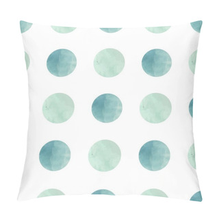 Personality  Watercolor Circles In Pastel Colors Pillow Covers