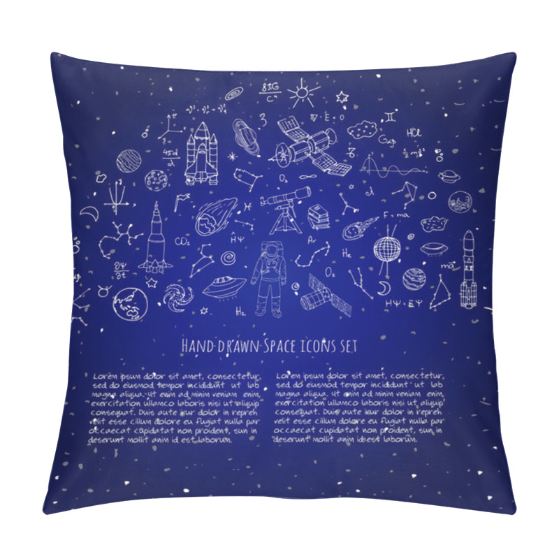 Personality  Space and Cosmos pillow covers