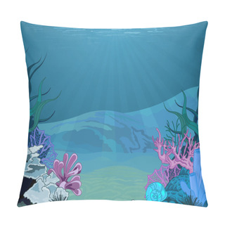 Personality  Underwater Landscape Pillow Covers