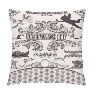 Personality  Vector Set. Valentine Pillow Covers