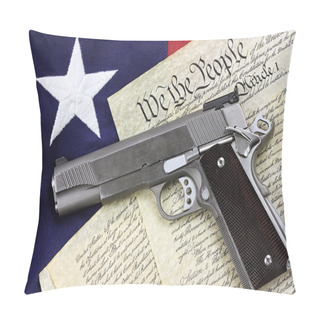 Personality  Gun And Constitution Pillow Covers