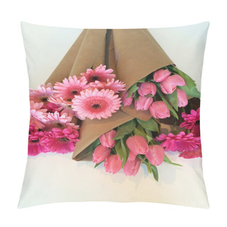 Personality  Wrapped Flower Bouquets Pillow Covers