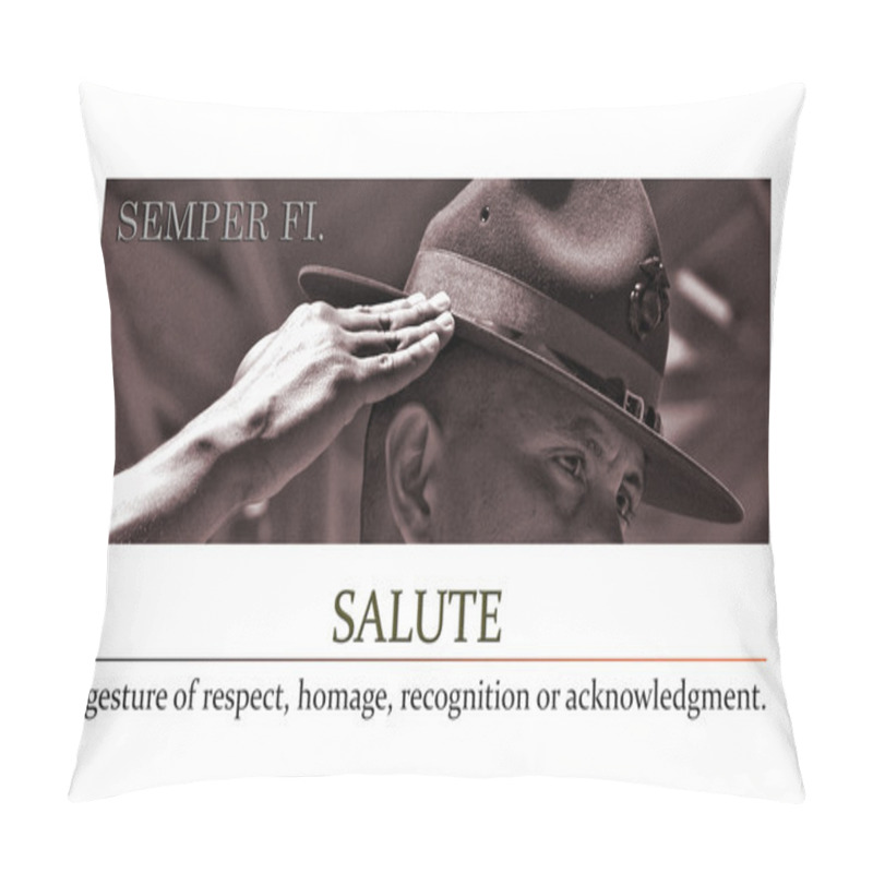 Personality  US Marines pillow covers