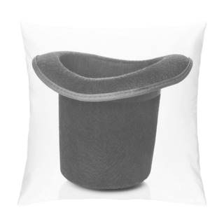 Personality Black Hat On White Pillow Covers