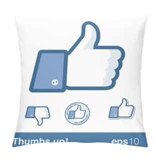 Personality  Social Media Thumb Pillow Covers