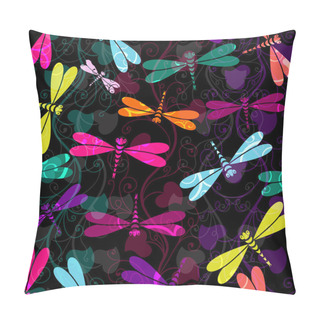 Personality  Seamless Dark Colorful Pattern Pillow Covers