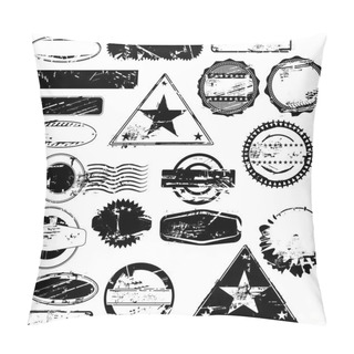 Personality  Empty Rubber Stamps Pillow Covers